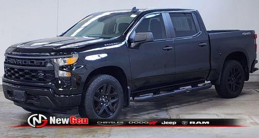 Black 2024 Chevrolet Silverado 1500 Custom