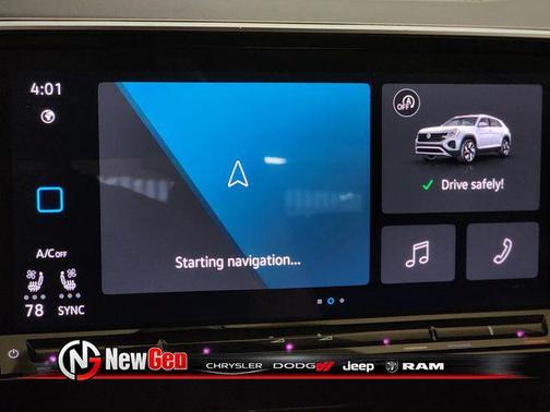 Gray 2025 Volkswagen Atlas Cross Sport 2.0T SE w/Technology 4MOTION