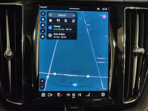 Silver 2024 Volvo XC60 B5 Core Dark Theme