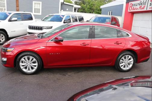 Maroon 2025 Chevrolet Malibu FWD 1LT