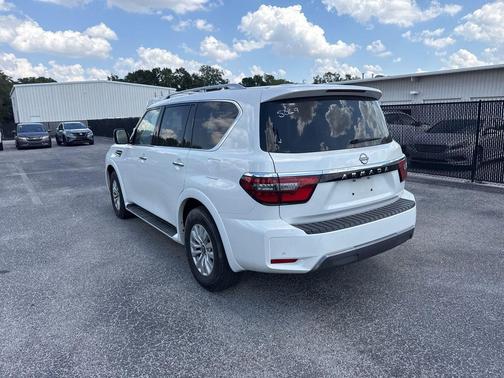 Aspen White Tricoat 2024 Nissan Armada SV 2WD