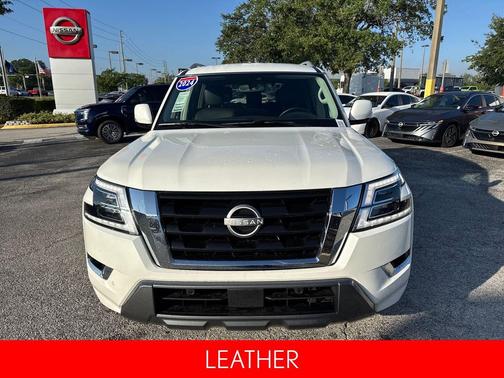 Aspen White Tricoat 2024 Nissan Armada SV 2WD