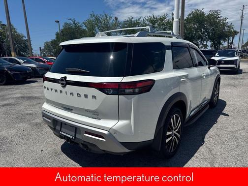 Pearl White Tricoat 2023 Nissan Pathfinder Platinum 4WD