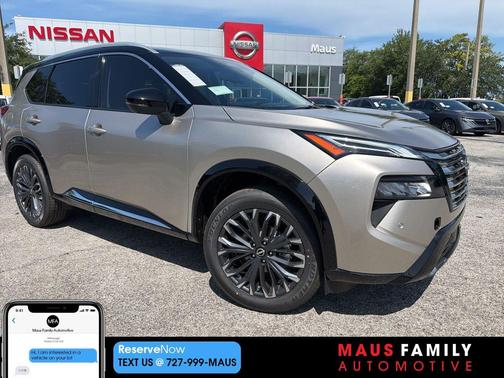 Champagne Silver/Black 2026 Nissan Rogue Platinum