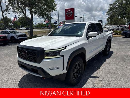 Glacier White 2022 Nissan Frontier PRO-X