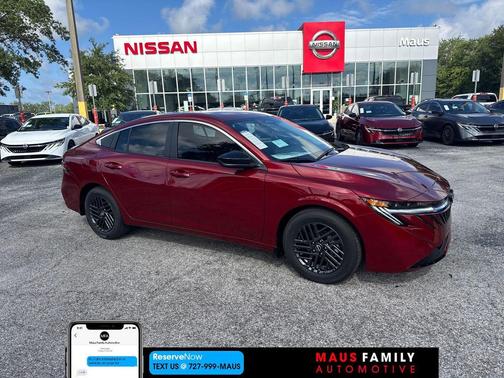 Scarlet Ember Tintcoat 2026 Nissan Sentra SV