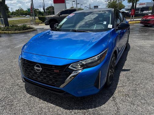 Electric Blue Metallic/Super Black 2025 Nissan Sentra SR