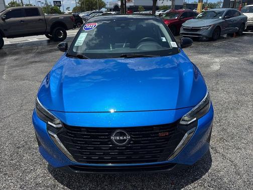 Electric Blue Metallic/Super Black 2025 Nissan Sentra SR
