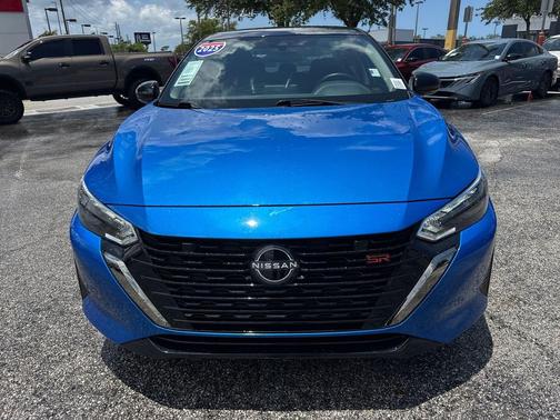 Electric Blue Metallic/Super Black 2025 Nissan Sentra SR