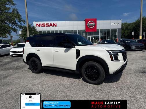 Aspen White/Super Black 2026 Nissan Armada PRO-4X