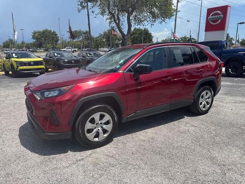 Ruby Flare Pearl 2021 Toyota RAV4 LE
