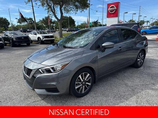 Gun Metallic 2021 Nissan Versa 1.6 SV