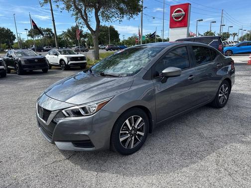 Gun Metallic 2021 Nissan Versa 1.6 SV