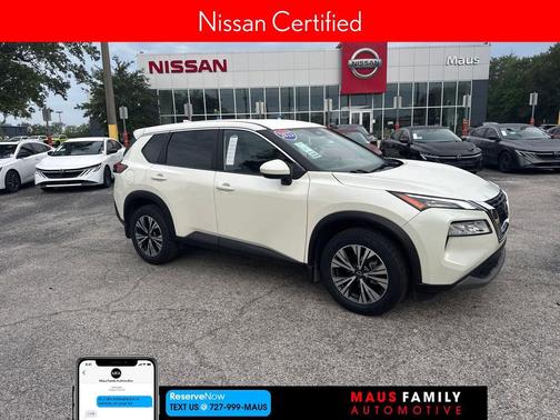 Pearl White Tricoat 2023 Nissan Rogue SV