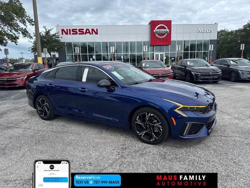 Yacht Blue 2025 Kia K5 GT-Line