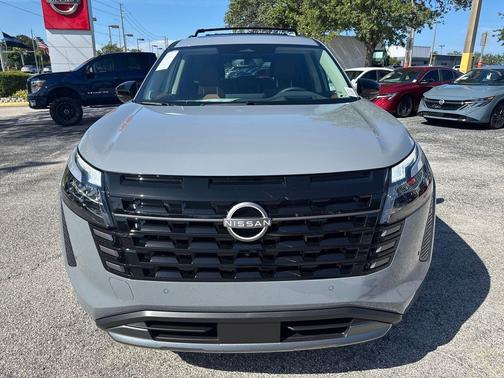Boulder Gray Pearl 2026 Nissan Pathfinder Platinum