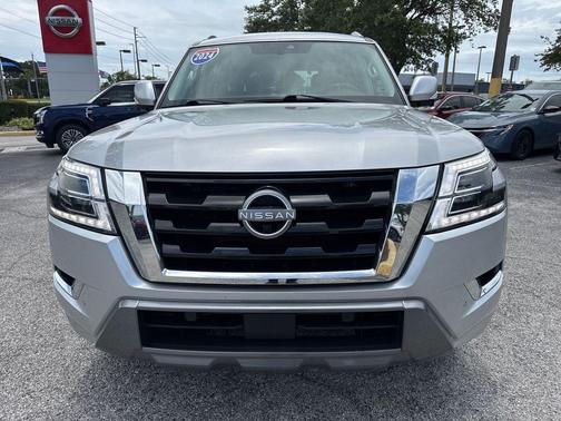 Brilliant Silver Metallic 2024 Nissan Armada SL 4WD
