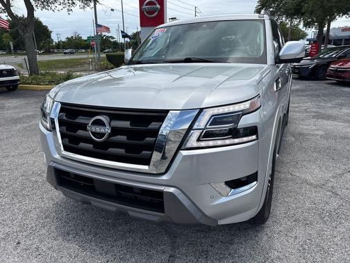 Brilliant Silver Metallic 2024 Nissan Armada SL 4WD