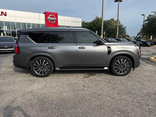 Gun Metallic 2026 Nissan Armada Platinum Reserve