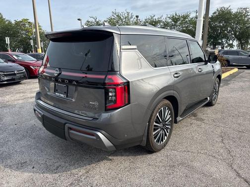 Gun Metallic 2026 Nissan Armada Platinum Reserve