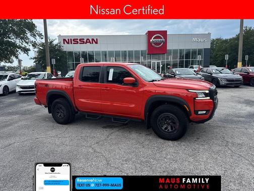 Afterburn Orange 2025 Nissan Frontier PRO-4X