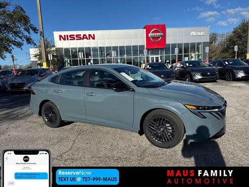 Atlantic Gray Metallic 2026 Nissan Sentra SV