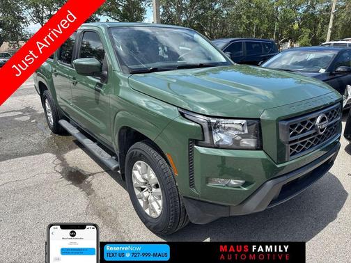 Tactical Green Metallic 2022 Nissan Frontier SV