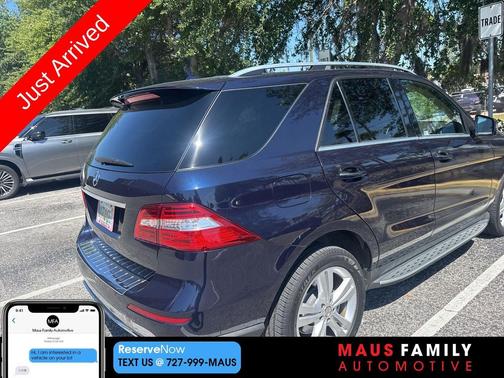 Lunar Blue Metallic 2015 Mercedes-Benz M-Class ML 350