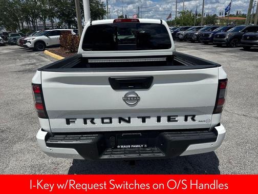 Glacier White 2025 Nissan Frontier SV