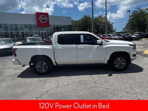 Glacier White 2025 Nissan Frontier SV