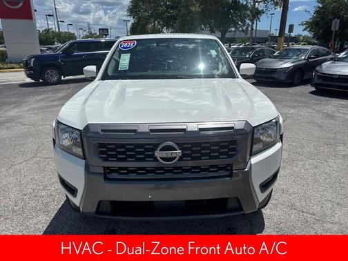 Glacier White 2025 Nissan Frontier SV