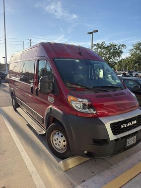 Deep Cherry Red Crystal Pearlcoat 2022 RAM ProMaster 2500 High Roof