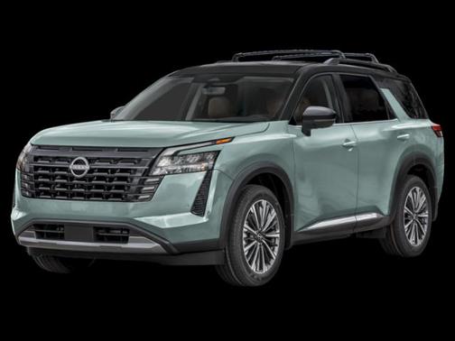 Green 2026 Nissan Pathfinder Platinum