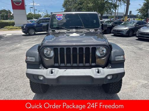 Granite Crystal Metallic Clearcoat 2020 Jeep Wrangler Unlimited Freedom 4x4