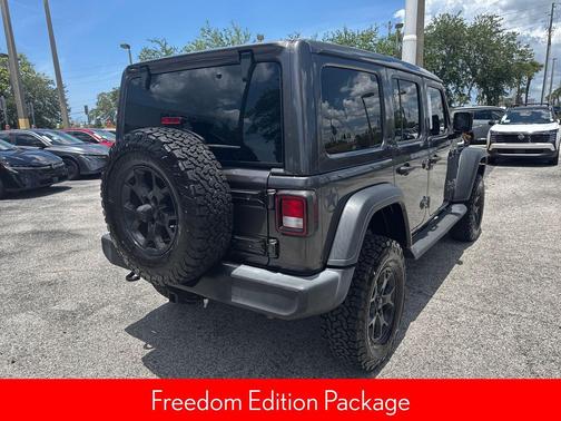 Granite Crystal Metallic Clearcoat 2020 Jeep Wrangler Unlimited Freedom 4x4