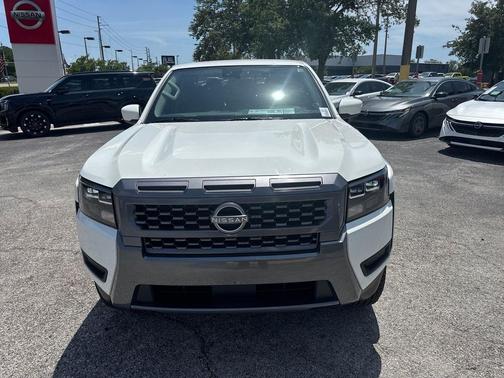 Glacier White 2026 Nissan Frontier SV