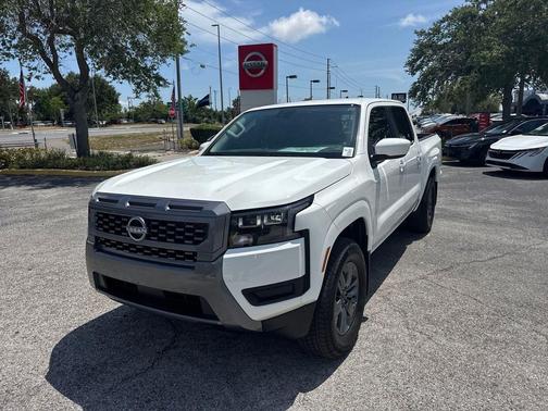 Glacier White 2026 Nissan Frontier SV
