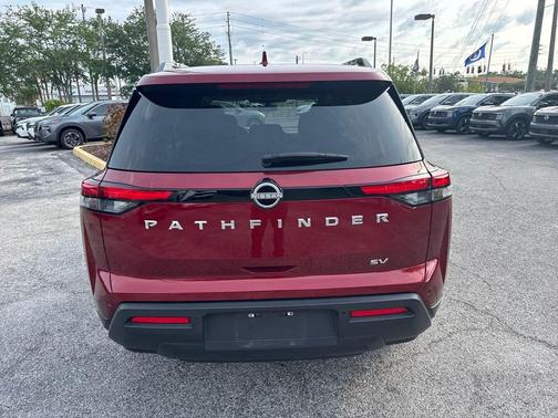 Scarlet Ember 2024 Nissan Pathfinder SV FWD