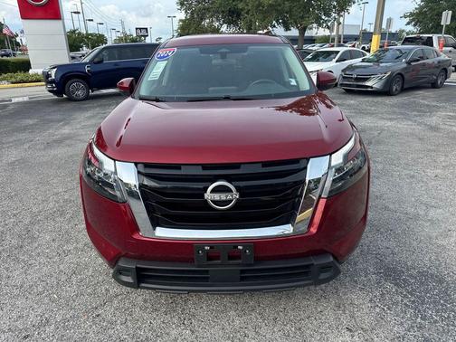 Scarlet Ember 2024 Nissan Pathfinder SV FWD