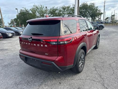 Scarlet Ember 2024 Nissan Pathfinder SV FWD