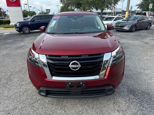 Scarlet Ember 2024 Nissan Pathfinder SV FWD