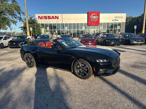 Shadow Black 2024 Ford Mustang EcoBoost Premium