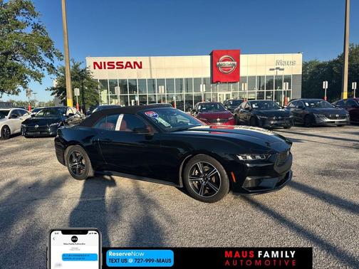 Shadow Black 2024 Ford Mustang EcoBoost Premium