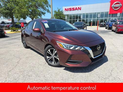 Rosewood Metallic 2020 Nissan Sentra SV