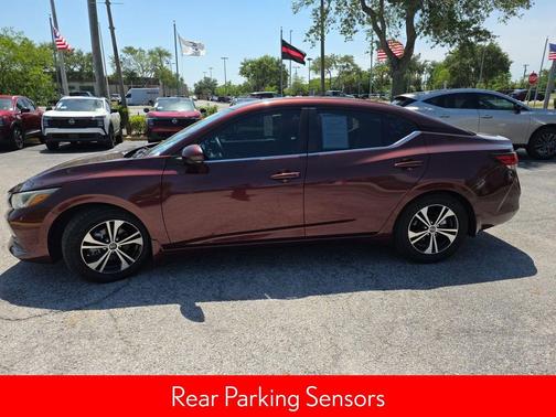 Rosewood Metallic 2020 Nissan Sentra SV