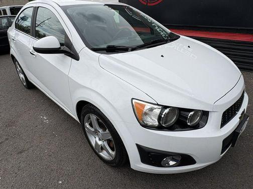 WHITE 2015 Chevrolet Sonic LTZ