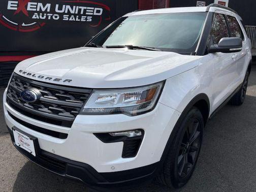 WHITE 2019 Ford Explorer XLT
