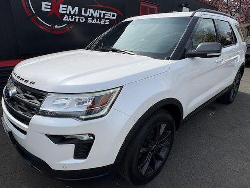 WHITE 2019 Ford Explorer XLT