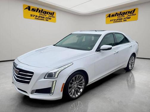 Crystal White Tricoat 2016 Cadillac CTS 2.0L Turbo Luxury