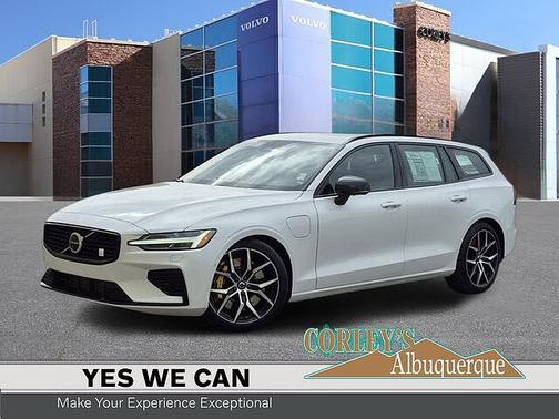 Crystal White 2025 Volvo V60 Plug-In Hybrid Polestar